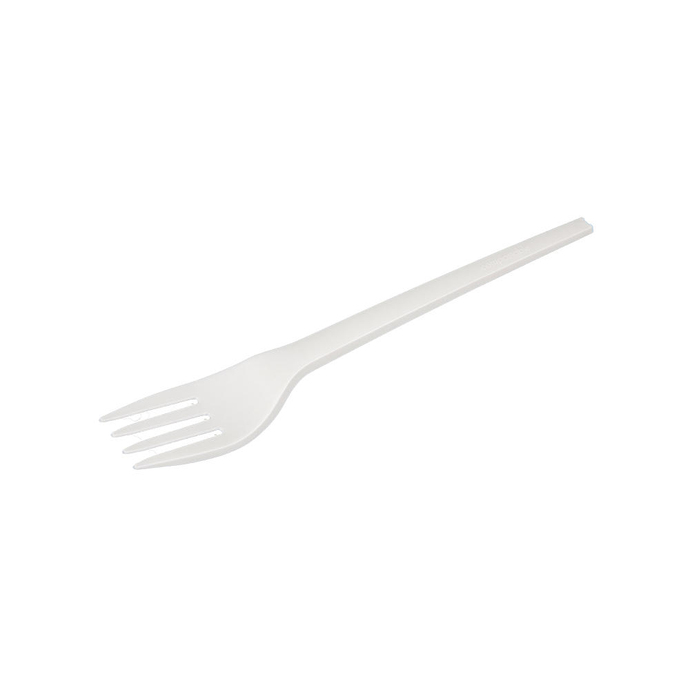 6.5" CPLA Biodegradable compostable fork WFS-Q01