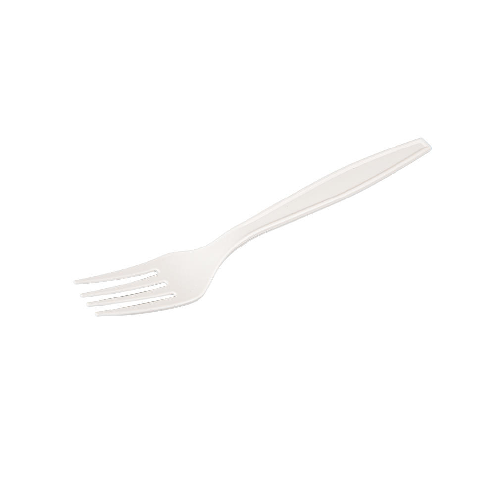 7" Cornstarch bioplastic biobased fork WFS-78