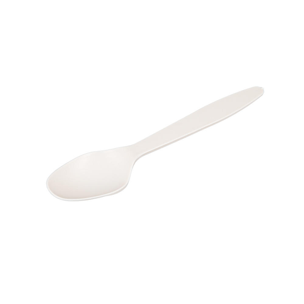 6" Cornstarch bioplastic biobased spoon WFS-06A
