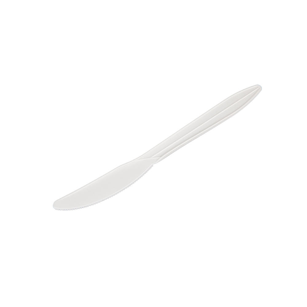 6" CPLA 100% Biodegradable compostable knife WFS-07C