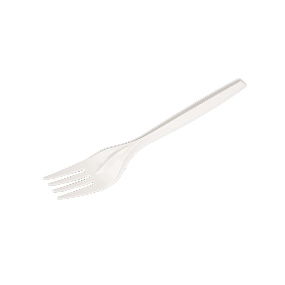 7" Cornstarch bioplastic biobased fork WFS-105A