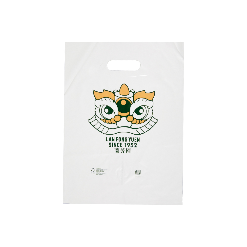 Bioplastic Cornstarch Beverage Drinking Carrier Bag for Milk Tea Takeaway Coffee 