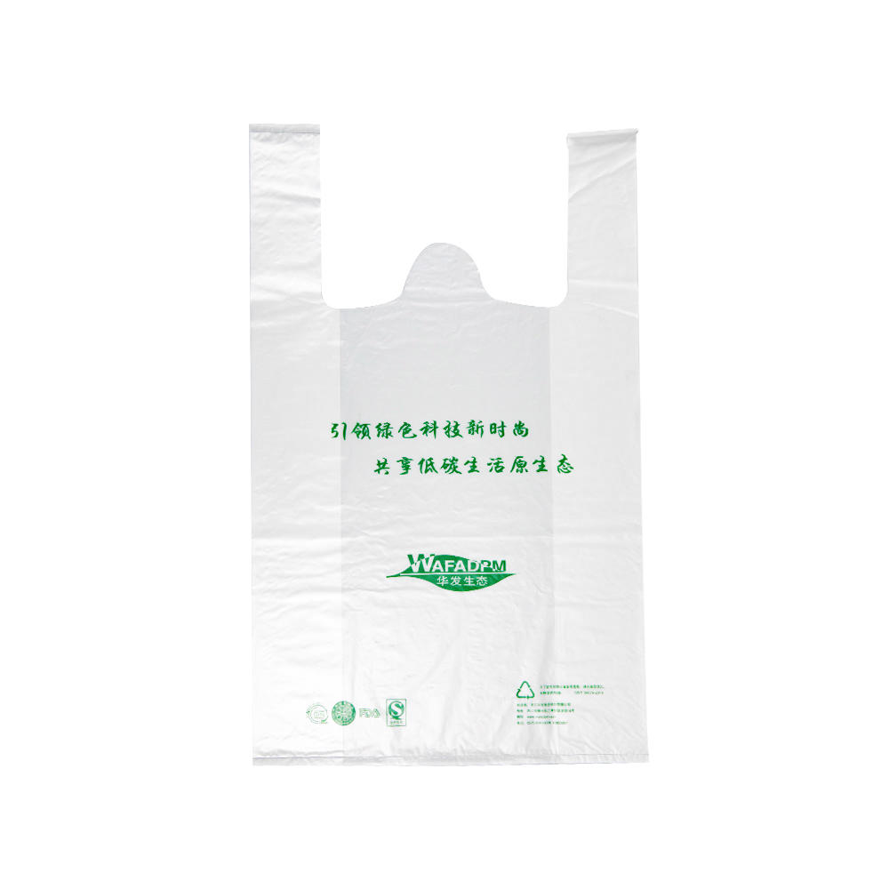 Cornstarch biobased bioplastic bag 
